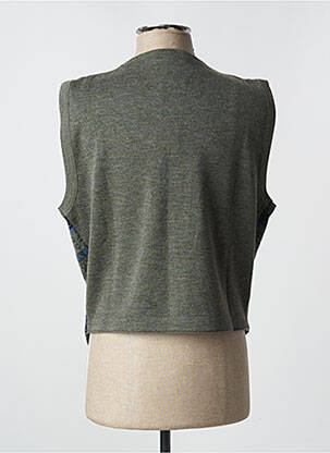 Gilet sans manche fermeture boutonnée sur le devant bleu LEWINGER homme