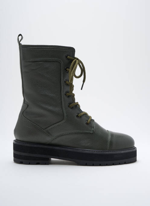 Bottines/Boots vert ICHI pour femme