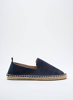 Espadrilles nubuck talon plat jusqu'à 3cm bleu ICHI femme
