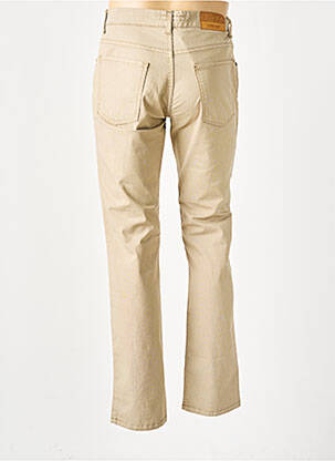 Pantalon droit coupe droite beige LCDN homme
