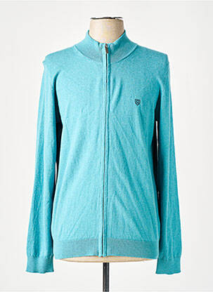 Gilet manches longues manches longues bleu CAMBRIDGE homme