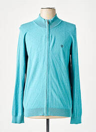 Gilet manches longues manches longues bleu CAMBRIDGE homme