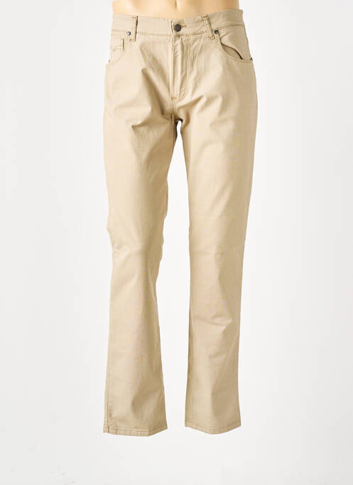 Pantalon droit beige LCDN pour homme