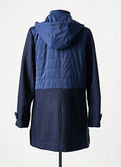 Manteau long bleu CHRISTINE LAURE pour femme seconde vue