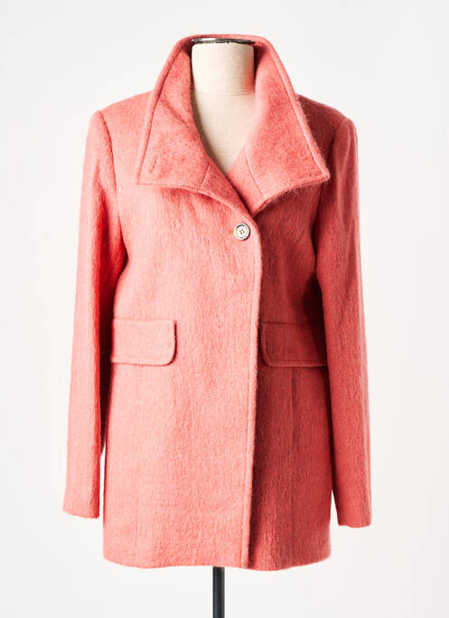 Manteau long rose DIANE LAURY pour femme