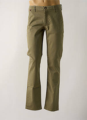 Pantalon chino stretch taille normale vert LEE COOPER homme
