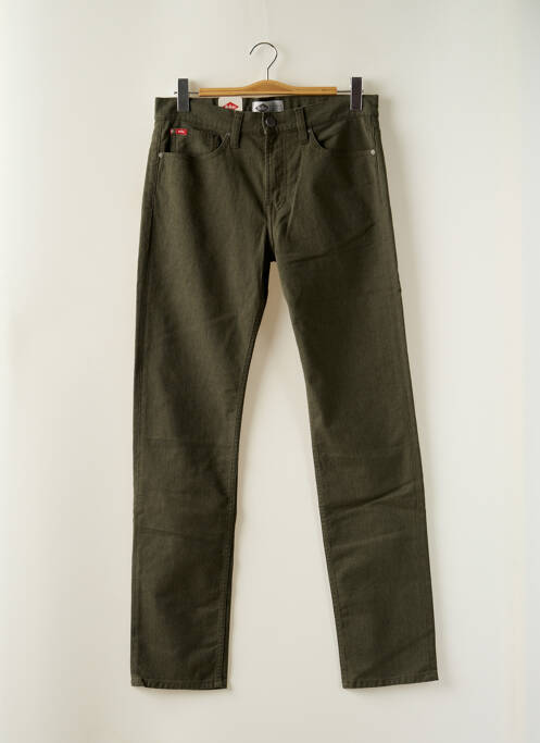 Pantalon slim vert LEE COOPER pour homme