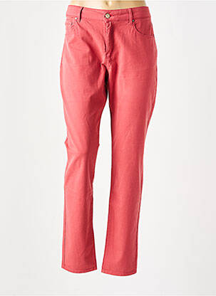 Jeans coupe droite stretch taille normale rouge LEE COOPER femme