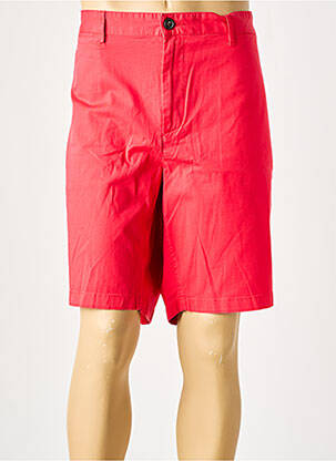 Bermuda stretch taille normale rouge EDEN PARK homme