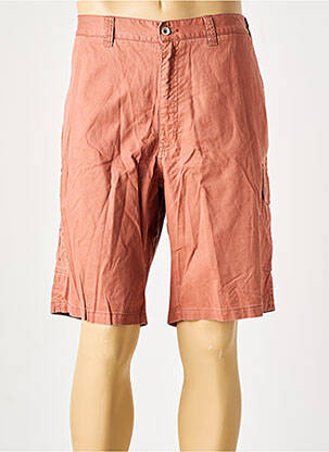 Bermuda taille élastique taille normale marron LUIGI MORINI homme