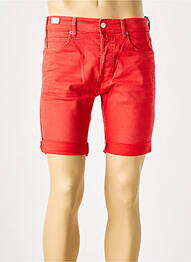 Bermuda stretch taille normale rouge REPLAY homme
