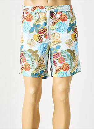 Short de bain imprimé tie and dye bleu VICOMTE ARTHUR homme