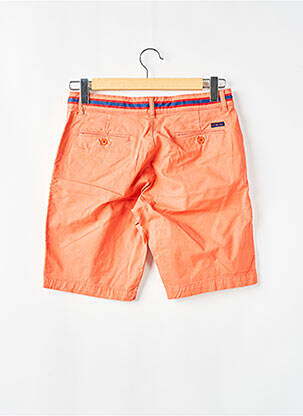 Bermuda stretch taille normale orange BACK TO ALASKA homme