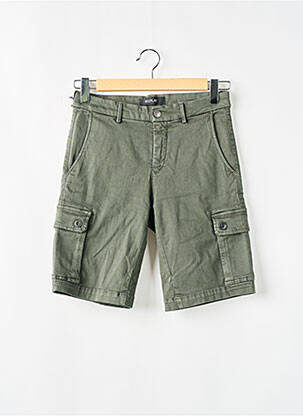 Bermuda stretch taille normale vert REPLAY homme
