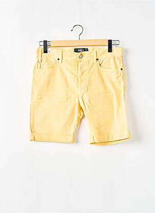 Bermuda tissage denim taille normale jaune REPLAY homme