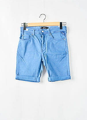 Bermuda stretch taille normale bleu REPLAY homme