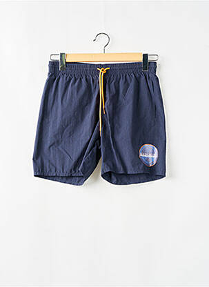 Short de bain effet matière satinée bleu NAPAPIJRI homme
