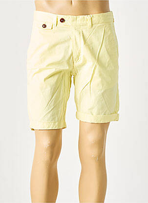 Bermuda jaune VICOMTE ARTHUR pour homme