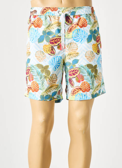 Short de bain imprimé tie and dye bleu VICOMTE ARTHUR homme