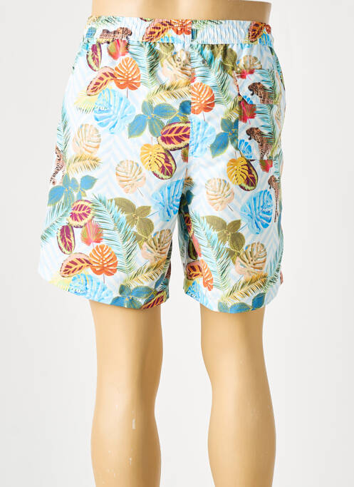 Short de bain imprimé tie and dye bleu VICOMTE ARTHUR homme