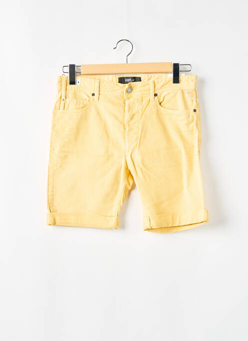 Bermuda jaune REPLAY pour homme