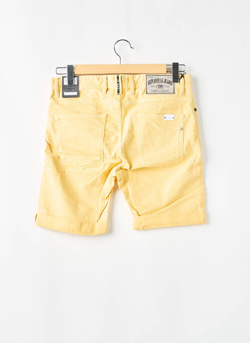 Bermuda jaune REPLAY pour homme