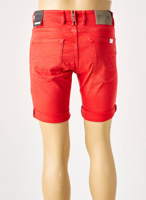 Bermuda rouge REPLAY pour homme