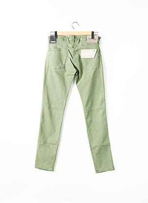 Jeans coupe slim poches vert REPLAY femme