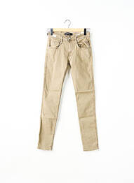 Jeans coupe slim poches marron REPLAY femme