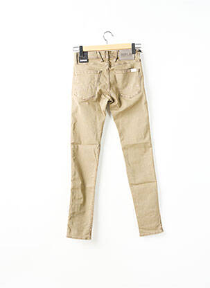 Jeans coupe slim poches marron REPLAY femme