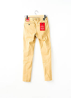 Pantalon chino fermeture zippée sous rabat boutonné beige REPLAY femme