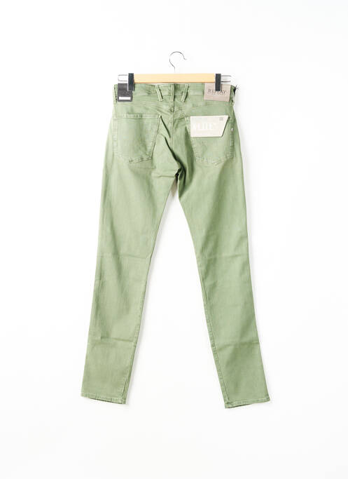 Jeans coupe slim vert REPLAY pour femme