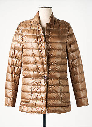 Doudoune poches sans capuche marron HERNO femme