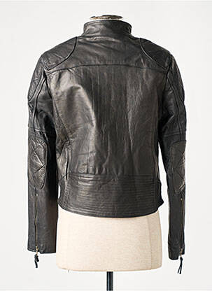 Blouson col col montant noir WARSON femme