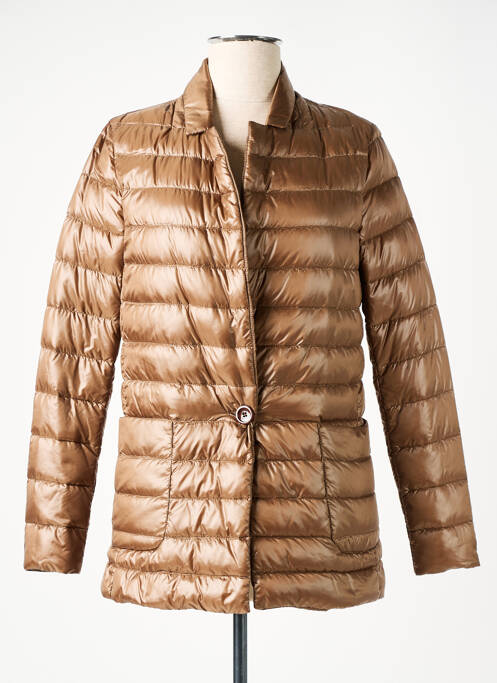 Doudoune poches sans capuche marron HERNO femme
