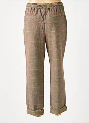 Pantalon 7/8 stretch taille normale marron ESSENTIEL ANTWERP femme