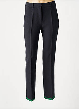 Pantalon droit stretch taille haute noir ESSENTIEL ANTWERP femme