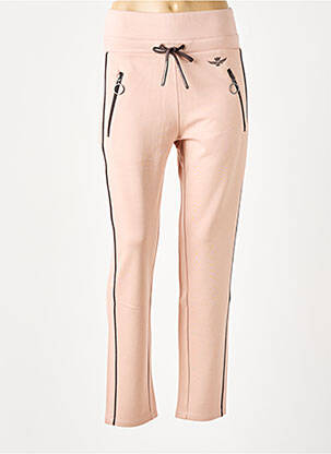 Jogging taille haute taille haute rose AERONAUTICA femme