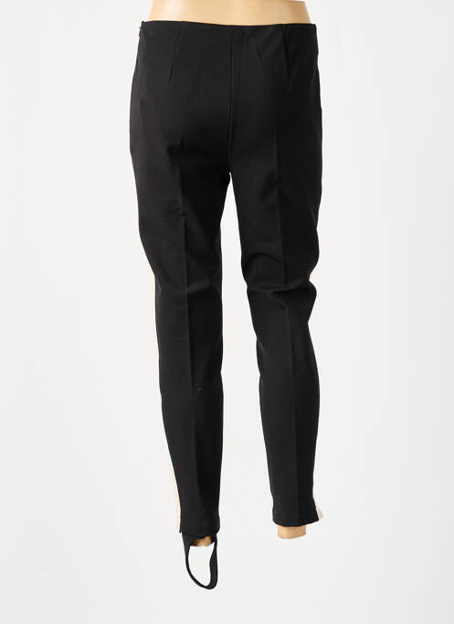 Pantalon 7/8 taille haute taille haute noir LUISA CERANO femme