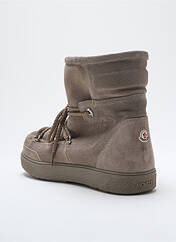 Bottines/Boots gris MONCLER pour femme seconde vue