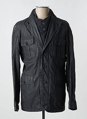 Veste simili cuir coupe droite noir CAMEL ACTIVE homme