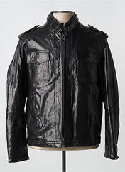 Veste en cuir noir DANIEL HECHTER pour homme seconde vue