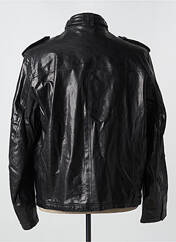 Veste en cuir noir DANIEL HECHTER pour homme seconde vue