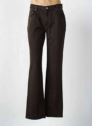 Pantalon droit coupe droite marron DANIEL HECHTER homme