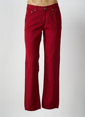 Pantalon droit rouge DANIEL HECHTER pour femme seconde vue