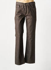 Pantalon droit marron HECHTER STUDIO pour homme seconde vue