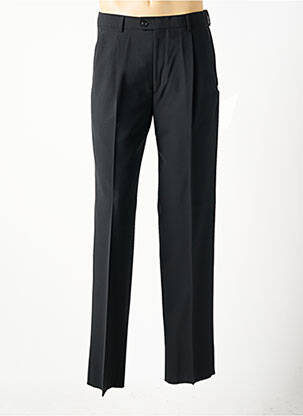 Pantalon droit stretch taille normale noir DIPLOMATE homme