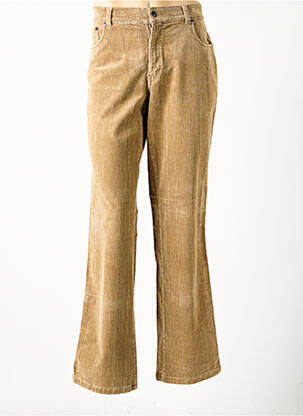 Pantalon droit tissage velours taille normale beige CAMEL ACTIVE homme