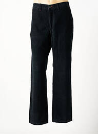 Pantalon droit tissage velours taille normale noir KUDIS BRAND homme