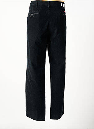 Pantalon droit tissage velours taille normale noir KUDIS BRAND homme